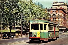 Sydney R1 Tram In Elizabeth Street In The 1950s Australia History Old Photos New South Wales