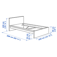 Ikea malm bett 140x200 mit lattenrost u stauraum in münchen. Malm Bettgestell Hoch Schwarzbraun 90x200 Cm Ikea Deutschland