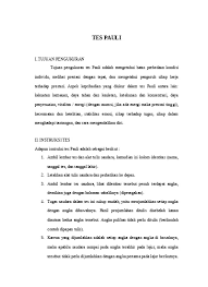 Tes kraepelin dan tes pauli (a4) pdf. Top Pdf Tes Pauli 123dok Com