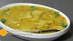 Rajasthani Dal Dhokli Recipe Nishamadhulika Com Shape doesn't matter but make sure that dough should be spread evenly on surface. rajasthani dal dhokli recipe