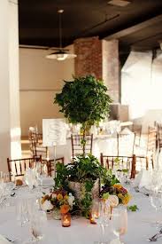 Liberty Warehouse Wedding From Robert Kathleen Photographers Topiary Wedding Wedding Centerpieces Topiary Centerpieces