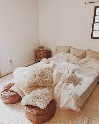 Wanted to get ideas of beveled or completely frameless. 9 Stylish Bedrooms Without Bed Frames
