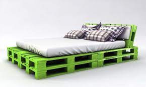 If, like me, you're a fan of upcycling and like to build things with pallet wood, the newly published book pallet style by nikk… Diy Pallet Bed Frame Fantastic Bedroom Furniture Design Ideas