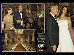 Amal Alamuddin And George Clooney Wedding Pictures Album Hello George Clooney Wedding George Clooney Celebrity Weddings