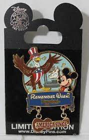AMERICA SINGS Mickey Sam Remember When Disney Surprise Pin Disneyland 2006  48267