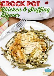 Carefully halve the squash lengthways, then cut into 3cm chunks, discarding the seeds. Crock Pot Chicken And Stuffing The Country Cook