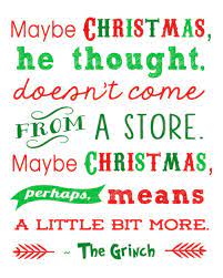 Free grinch printables thats what i have for you today so if youre a fan of how the grinch stole christmas then youre gonna love these at least i hope you do it took me forever to make them. Free Christmas Printables Grinch Quote 15 More Happiness Is Homemade
