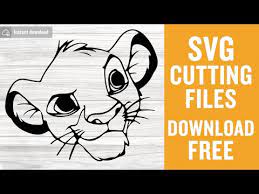 Download Simba Svg Free Best Disney Svg Files Outline Svg Instant Download Cartoon Svg Shirt Design The Lion King Svg Free Vector Files 0781 Freesvgplanet