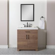 Single Sink Bath Vanity In Halifax Oak