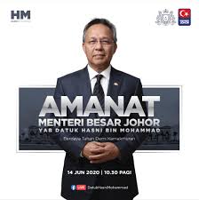 The menteri besar z johora je predseda vlády v malajzijskom štáte johor. Amanat Menteri Besar Johor Yab Datuk Umnojohorofficial Facebook