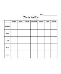 10 diet plan templates free sample example format