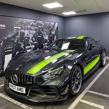 Tristan Car Addict On Instagram One Of A Kind Oem Gt R Pro Factory Green Stripes Set This One Off And It S For Car Benz Car Mercedes Benz Maybach