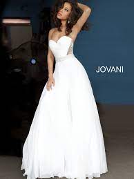 Jovani 00457 Off White Sweetheart Strapless Prom Gown In 2021 Jovani Dresses Jovani Wedding Dresses Prom Dresses