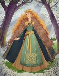 Norse goddess Freyja (art by Helena Mischenko) | Goddess art, Norse goddess,  Mythology art