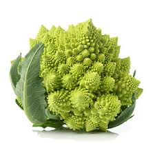 Spread romanesco onto the prepared baking sheet; Alphabeet Pflanzenbibliothek Blumenkohl Romanesco Natalino
