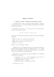 Structura algebrică de bază a algebrei liniare. Pdf Spat Ii Vectoriale Make Up From Heaven Iasi Academia Edu