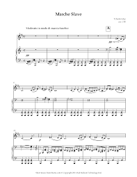 Select version 1 0 / selenabatrakouli. Tchaikovsky Marche Slave Sheet Music For Trumpet 8notes Com