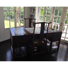 Extra long desk table for two. Modern Traditional Chinese Double Sided Desk Furniture Home Decor Antiques On Carousell