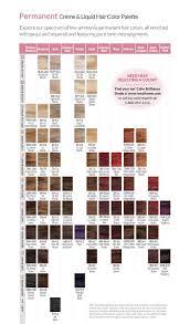 Ion color brilliance 6ir with hot red intensifier. Permanent Color Chart Ion At Home Hair Color Chart Permanent Hair Color Clairol Hair Color Chart