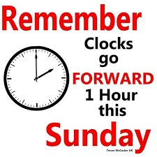 Here's when you can expect to lose an hour of sleep and the lighter evenings to follow. Finedon Volta Juniors Fc On Twitter Remember Clocks Go Forward Tonight If You Forget You Ll Be Late For Your Game