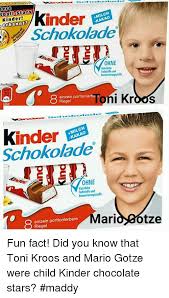 Official twitter of toni kroos. Oorkannt Kakao Schokolade Ohne Farbstoffe Und Oni Kr Einzeln Portionierb Riegel Gda Schokolade Ohne Farbstoffe Und Mari Otze Einzeln Portionierbare Riegel Fun Fact Did You Know That Toni Kroos And Mario Gotze