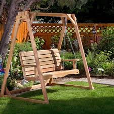 Drill pilot holes through the braces and insert 3 1/2″ screws to lock it into place tightly. A Frame Swing Set 6 Ft In 2021 Porch Swing With Stand Porch Swing Porch Swing Frame