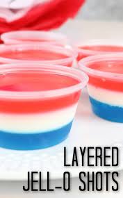 Red White And Blue Layered Jello Shot Recipe In 2020 Layered Jello Jello Shots Yummy Summer Cocktails