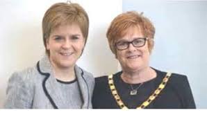 I was in the parent teacher association and always active nicola says: Stansaid Airport On Twitter A Happy Nicola Sturgeon Is In Flying Back To Edinburgh With Her Mum Elton John Smashing