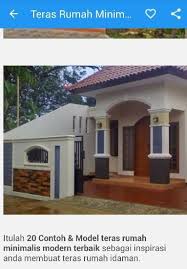 Contoh model tiang teras rumah minimalis modern. Desain Teras Rumah Minimalis For Android Apk Download