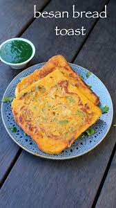 Besan Toast Recipe Besan Bread Toast Bread Besan Toast Recipe Bread Toast Recipes Savoury French Toast