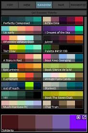 (???) color palette by sugar!. Colour Lover Palette Picker Derivative