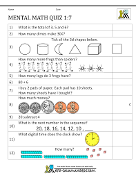 First Grade Mental Math Worksheets Maths For Class 1 Pdf Criabooks Criabooks Year 7 Maths Worksheets Mental Maths Worksheets Year 7 Maths