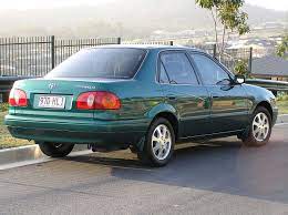 The corolla e20 was the second generation of cars sold by toyota under the corolla nameplate. File 1999 Toyota Corolla Ae112r Ultima Sedan 02 Jpg Wikimedia Commons