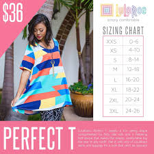 lularoe perfect t sizing guide and price lularoe perfect