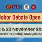 UTM Johor Debate Open (JODO) 2025 event image