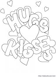 So check them out right now along with other heart coloring pages and start. Xoxo Hugs Kisses Valentine 650x893 Jpg 650 893 Valentines Day Coloring Page Valentine Coloring Pages Printable Valentines Coloring Pages