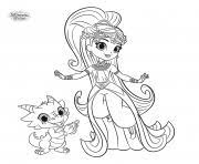 Children may also like other cartoon coloring pages. Shimmer And Shine Coloring Pages To Print Shimmer And Shine Printable
