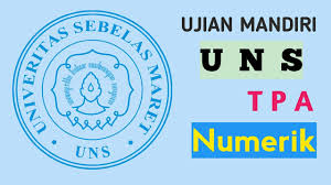 Nih, ada hadiah gratis buat kamu. Ujian Mandiri Tpa Numerik Uns 2021 Youtube