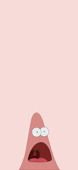  Made A Surprised Patrick Wallpaper For My Lock Screen Thorgift Com If You Like It Please Buy Some From Thorgift Com Wallpaper Kartun Seni Kartun