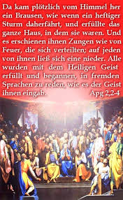 Das pfingstfest stellt das ende der osterfeierlichkeiten im kirchenjahr dar. Apostelgeschichte 2 1 36 Pfingsten
