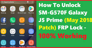 Hopefully the tutorial above helps, don't forget to set aside a little of your notes …. Solved Sm G570f Galaxy J5 Prime May 2018 Patch Frp Unlock Free Computer Tricks