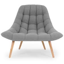 Un fauteuil est le compagnon idéal pour regarder la télévision ou lire son journal. Fauteuil Scandinave Tissu Gris Folley 3 Suisses