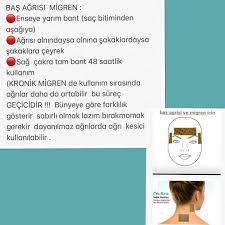 Bas Agrisi Ve Migren Icin One More Saglik Bantlari Painless Night Glu Saglik Bant Cakralar