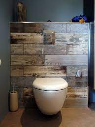 Reclaimed Wood Rachel S Bathroom Transformation Walls And Floors Wood Bathroom Wood Wall Bathroom Tile Bathroom