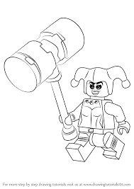 Lego police coloring pages can help our little ones enjoy their favorite toys even more. Learn How To Draw Lego Harley Quinn Lego Step By Step Drawing Tutorials