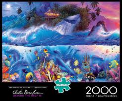 These 2,000 piece puzzles are some of the more challenging created by buffalo games. Buffalo Games 2000 Piece Jigsaw Puzzle Reef Rush Hour Toys Games Puzzles Innovatordiaries Com