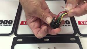 By law, trailer lighting must be connected into the tow vehicle's wiring system to provide trailer running lights, turn signals and brake lights. How To Wire A 6 Pin Round Trailer Plug Youtube