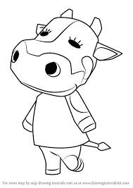 Learn How To Draw Tipper From Animal Crossing Animal Crossing Step By Step Drawing Tutorials Animal Crossing Drawings Animals