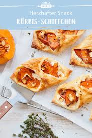 Blatterteigschiffchen Mit Kurbis Einfach Selber Machen Die Besten Backrezepte Mit Gelinggarantie Rezept In 2020 Rezepte Einfach Backen Snack Ideen