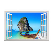 The window is controllable via web interface. Seaside Landscape 3d Fake Window Wall Sticker Removable Diy Decals Decor Buy At A Low Prices On Joom E Commerce Platform